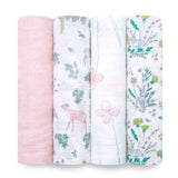 aden + anais classic swaddles forest fantasy 4-pack Pink - Premium Baby Proofing for Newborns from aden + anais - Just $53.57! Shop now at Kis'like