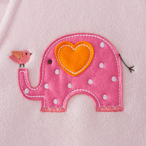 HALO SleepSack Big Kid's, Microfleece, Pink Pink Elephant 25 - 36 Months - Premium Baby Boys One-piece Pajamas from HALO - Just $32.00! Shop now at Kis'like