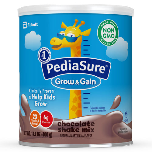 PediaSure Grow & Gain Non-GMO & Gluten-Free Shake Mix Powder, Nutritional Shake For Kids, With Protein, Probiotics, DHA, Antioxidants*, and Vitamins & Minerals, Chocolate, 14.1 oz, 3 Count Brown 42.3 oz - Premium Baby Beverages from PediaSure - Just $51.99! Shop now at Kis'like