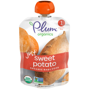 Plum Organics Stage 1 Organic Baby Food, Sweet Potato Puree, 3 Ounce Pouch Multicolor 5.594 x 3.307 x 1.60 - Premium Baby Food Stage 1 from Pepperidge Farm - Just $8.59! Shop now at Kis'like