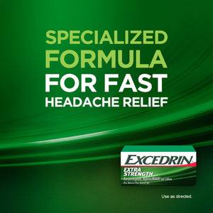 Excedrin Extra Strength Pain Reliever and Headache Medicine Caplets, 100 Count Multicolor - Premium Headaches & Fever from Excedrin - Just $15.99! Shop now at Kis'like