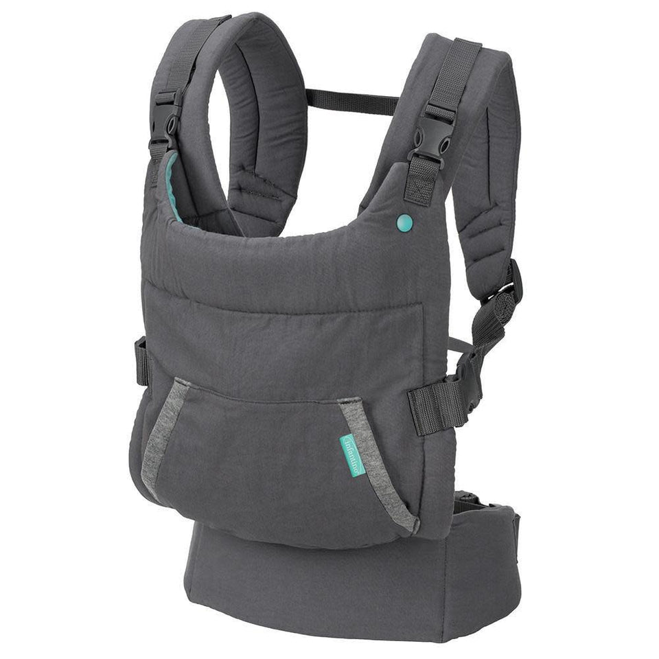 Infantino Cuddle Up Carrier - Ergonomic Bear-Themed, face-in Front Carry and Back Carry, with Removable Character Hood, for Infants and Toddlers, 12-40 lbs Gray One Size - Premium Baby Learning Toys from Infantino - Just $46.99! Shop now at KisLike