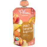 Plum Organics Stage 2 Organic Baby Food, Peach, Banana & Apricot, 4 Ounce Pouch Multicolor 6.394 x 3.307 x 1.56 - Premium Baby Food Stage 2 from Plum Organics - Just $8.59! Shop now at Kis'like