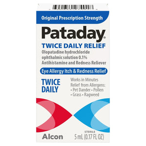 Pataday Twice Daily Eye Allergy Itch Relief Eye Drops, 5 ml 0.17 oz - Premium Eye Allergy Relief from Pataday - Just $22.99! Shop now at KisLike