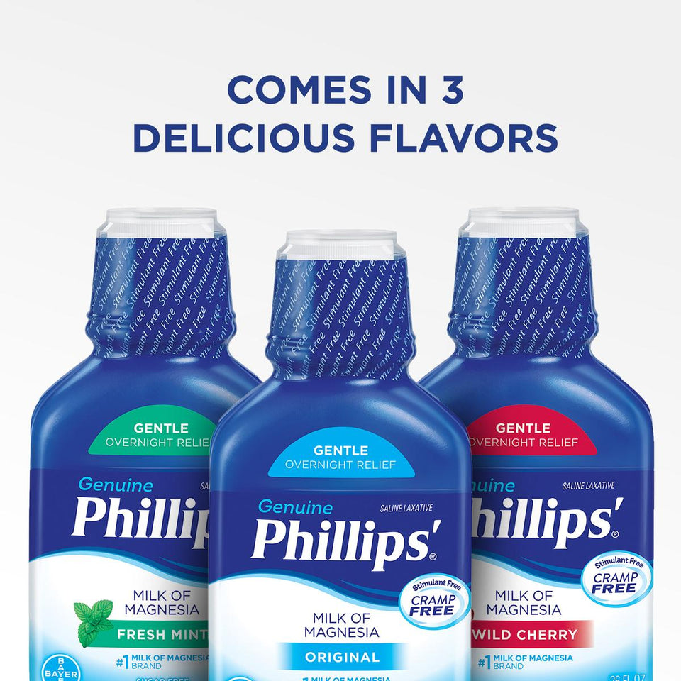 Phillips' Milk Of Magnesia Liquid Laxative, Wild Cherry, 26 Fl Oz Red - Premium Cough and Cold from Phillips - Just $11.99! Shop now at KisLike