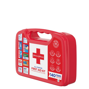 Johnson & Johnson All-Purpose Portable Compact First Aid Kit, 140 pc Other 140 ct - Premium Johnson & Johnson First Aid Kits from Johnson & Johnson - Just $14.99! Shop now at Kis'like