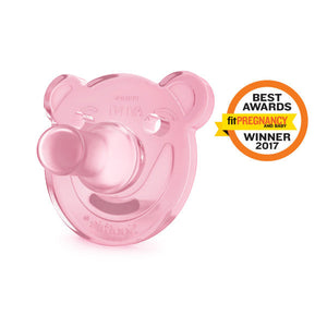 Philips Avent Soothie Pacifier, 0-3 months, (Colors May Vary), Bear Shape, 2 pack, SCF194/00 Purple 2 pacifiers - Premium Pacifiers & Teethers from Philips AVENT - Just $11.21! Shop now at Kis'like