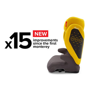 Diono Monterey 4DXT High Back High-back Booster Car Seat, Yellow Sulphur One Size - Premium Booster Car Seats from Diono - Just $225.99! Shop now at Kis'like