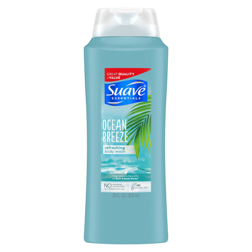 Suave Essentials Ocean Breeze Body Wash, 28 fl. Oz. 28 fl oz (828 ml) - Premium Body Wash & Shower Gel from Suave - Just $11.56! Shop now at Kis'like