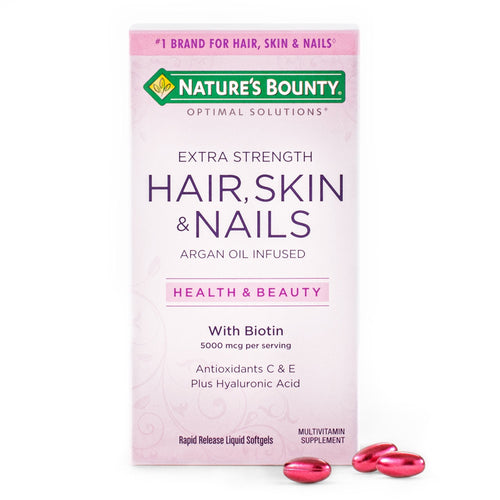 Nature's Bounty Hair Skin and Nail Vitamins With Biotin, Softgels, 150 Ct Multicolor Pack of 1 - Premium New Year New You Vitamins & Supplements from Nature's Bounty - Just $13.99! Shop now at Kis'like