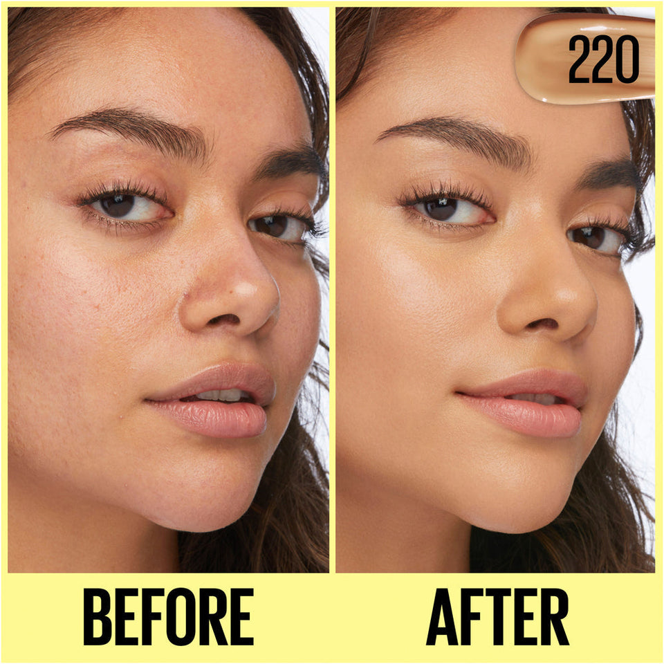 Maybelline Fit Me Tinted Moisturizer, Natural Coverage, Face Makeup, 220, 1 fl. oz. - Premium Maybelline Face Makeup from Maybelline - Just $10.99! Shop now at KisLike