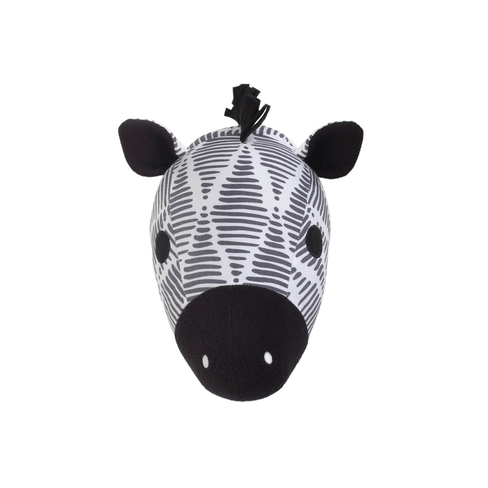 NoJo Zebra Head Printed Wall Decor Black - Premium Baby Wall Decor from NoJo - Just $42.09! Shop now at Kis'like