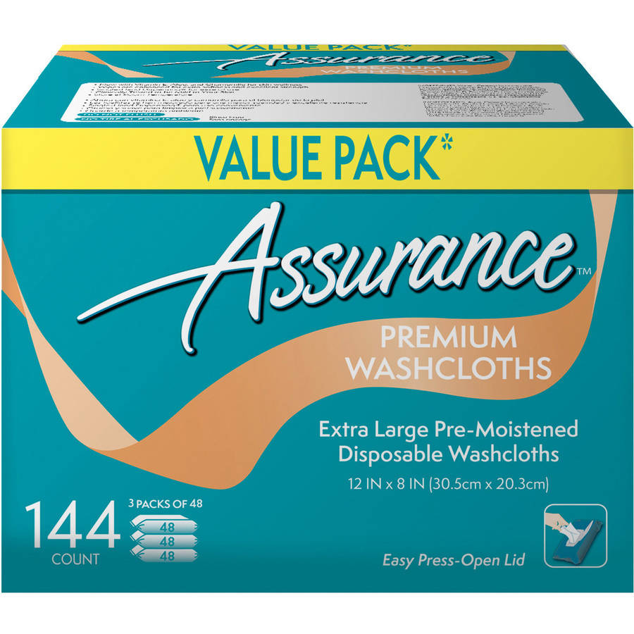 Assurance Premium XL Disposable Washcloths, 144 Ct White  Buy All  Incontinence from AssuranceAssurance, autolisted, Disposable, Premium,  source-wus, White – KisLike