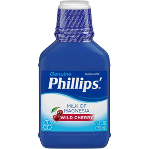 Phillips' Milk Of Magnesia Liquid Laxative, Wild Cherry, 26 Fl Oz Red - Premium Cough and Cold from Phillips - Just $11.99! Shop now at Kis'like