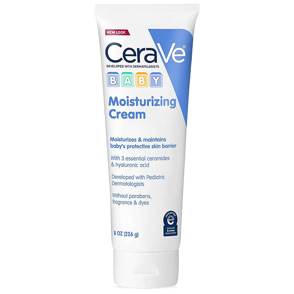 CeraVe Baby Cream | Gentle Moisturizing Cream with Ceramides | Fragrance, Paraben, Dye & Phthalates Free | Rich & Non-Greasy Feel | Gentle Baby Skin Care | 8 Ounce 8 Ounce (Pack of 1) - Premium Lotions from CeraVe - Just $12.89! Shop now at Kis'like