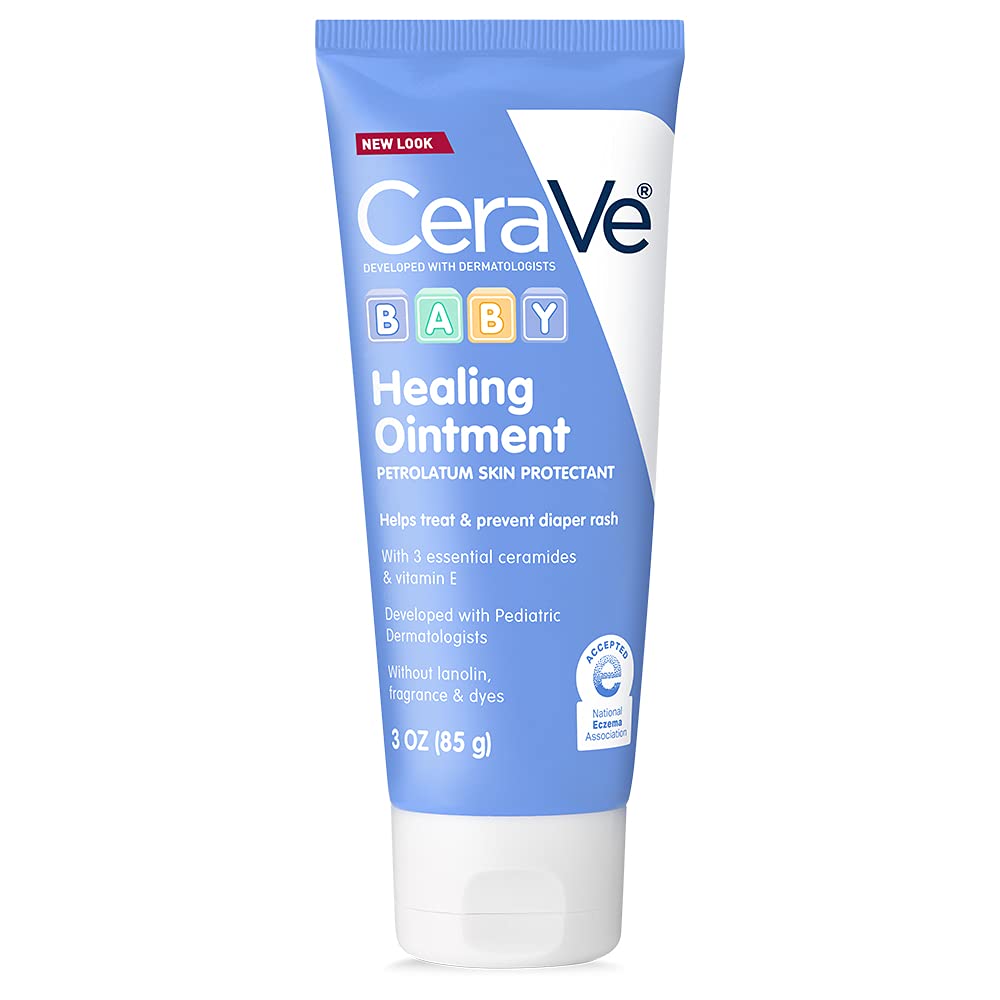 CeraVe Diaper Rash Cream | Baby Healing Ointment for Extra Dry, Cracked Skin | Diaper Cream with Ceramides & Vitamin E | Lanolin, Fragrance, Paraben, Dye, Phthalates & Sulfate Free | 3 Ounce - Premium Diaper Creams from CeraVe - Just $13.89! Shop now at KisLike