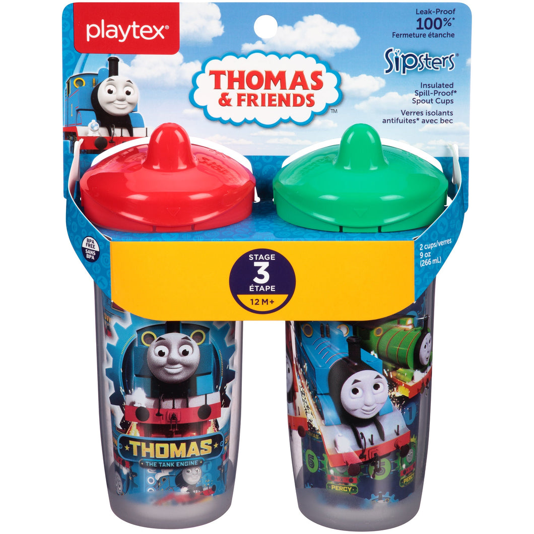 Playtex Sipsters Stage 3 Thomas & Friends Insulated Sippy Cup, 9 oz, 2 pk Red - Premium Toddler Feeding from Playtex Baby - Just $17.99! Shop now at Kis'like