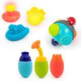 Pour & Explore Bath Toy 7 PC Gift Set Multicolor - Premium Baby Learning Toys from Sassy - Just $15.99! Shop now at KisLike