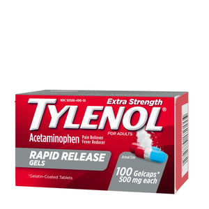 TYLENOL Extra Strength Acetaminophen Rapid Release Gels, 100 ct Other - Premium Headaches & Fever from TYLENOL - Just $14.99! Shop now at Kis'like