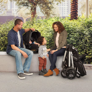 Evenflo Pivot Xpand Travel System Stroller, Solid Print Stallion Black One Size - Premium Travel Systems (3 in 1 Strollers) from Evenflo - Just $280.99! Shop now at Kis'like