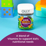 OLLY Kids Multivitamin Probiotic Gummy, Vitamin A, C, D, E, B, Zinc, 100 Ct - Premium Sundown Naturals Vitamins and Supplements from OLLY - Just $19.99! Shop now at Kis'like