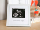 Pearhead Love at First Sight Sonogram Keepsake Frame, Baby Ultrasound, White - Premium Baby Wall Decor from Pearhead - Just $22.84! Shop now at Kis'like