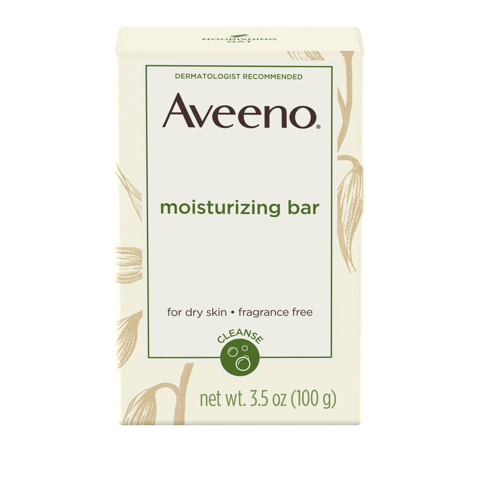 Aveeno Gentle Moisturizing Bar Facial Cleanser for Dry Skin, 3.5 oz Other - Premium Body Wash & Shower Gel from Aveeno - Just $8.99! Shop now at Kis'like