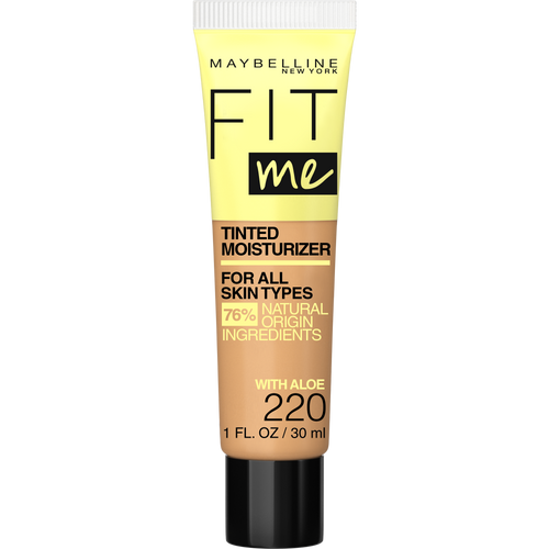 Maybelline Fit Me Tinted Moisturizer, Natural Coverage, Face Makeup, 220, 1 fl. oz. - Premium Maybelline Face Makeup from Maybelline - Just $10.99! Shop now at Kis'like