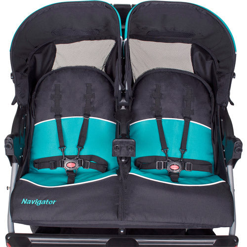 Baby Trend Navigator Double Jogging Stroller, Tropic Black - Premium Double Strollers from Baby Trend - Just $258.99! Shop now at KisLike