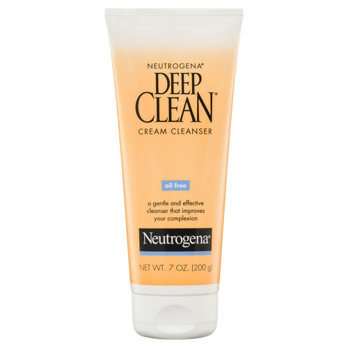 Neutrogena Deep Clean Daily Facial Cream Cleanser with Beta Hydroxy Acid to Remove Dirt, Oil & Makeup, Alcohol-Free, Oil-Free & Non-Comedogenic, 7 fl. oz 7 Fl Oz (Pack of 1) - Premium Washes from Neutrogena - Just $8.89! Shop now at KisLike