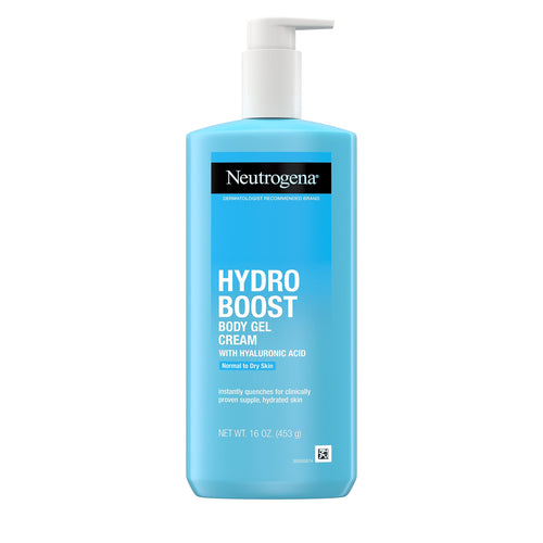 Neutrogena Hydro Boost Body Moisturizing Gel Cream with Hyaluronic Acid, Non-Greasy & Fast Absorbing, Lightweight Hydrating Body Lotion for Normal to Dry Skin, Paraben- & Dye-Free, 16 oz - Premium Creams from Neutrogena - Just $11.89! Shop now at KisLike