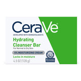 CeraVe Hydrating Cleanser Bar | Soap-Free Body and Facial Cleanser with 5% Cerave Moisturizing Cream | Fragrance-Free | Single Bar, 4.5 Ounce - Premium Soaps from CeraVe - Just $10.89! Shop now at KisLike