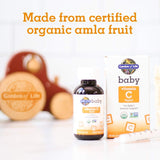 Garden of Life Baby Vitamin C Drops for Infants and Toddlers, Organic Whole Food Liquid Vitamin C 45mg Immune Support for Babies from Amla Fruit, Citrus Flavor, Vegan & Gluten Free, 56 mL (1.9 fl oz) - Premium Vitamin C from Garden of Life - Just $14.89! Shop now at Kis'like