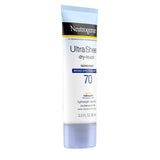 Neutrogena Ultra Sheer Dry-Touch Water Resistant and Non-Greasy Sunscreen Lotion with Broad Spectrum SPF 70, 3 Fl Oz (Pack of 1) - Premium Body Sunscreens from Neutrogena - Just $12.89! Shop now at Kis'like