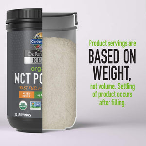 Garden of Life Dr. Formulated Keto Organic MCT Powder - 30 Servings, 6g MCTs from Coconuts Plus Prebiotic Fiber & Probiotics, Certified Organic, Non-GMO, Vegan, Gluten Free, Ketogenic & Paleo - Premium Combinations from Garden of Life - Just $20.89! Shop now at Kis'like