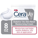 CeraVe Moisturizing Cream for Diabetics’ Dry Skin | Urea Cream with Bilberry for Face and Body | Fragrance Free & Paraben Free | 8 Ounce - Premium Creams from CeraVe - Just $12.89! Shop now at KisLike