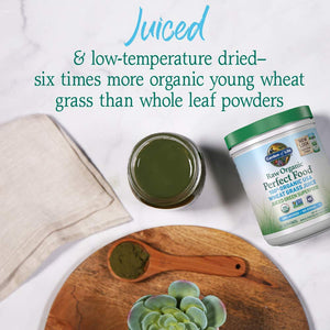 Garden of Life Raw 100% Organic Perfect Food USA Wheat Grass Juice - Green Superfood Powder, 60 Servings - Stevia & Gluten Free, Non-GMO, Vegan, Whole Food Dietary Supplement, 8.46 Oz 8.46 Ounce (Pack of 1) - Premium Chlorophyll from Garden of Life - Just $48.89! Shop now at Kis'like