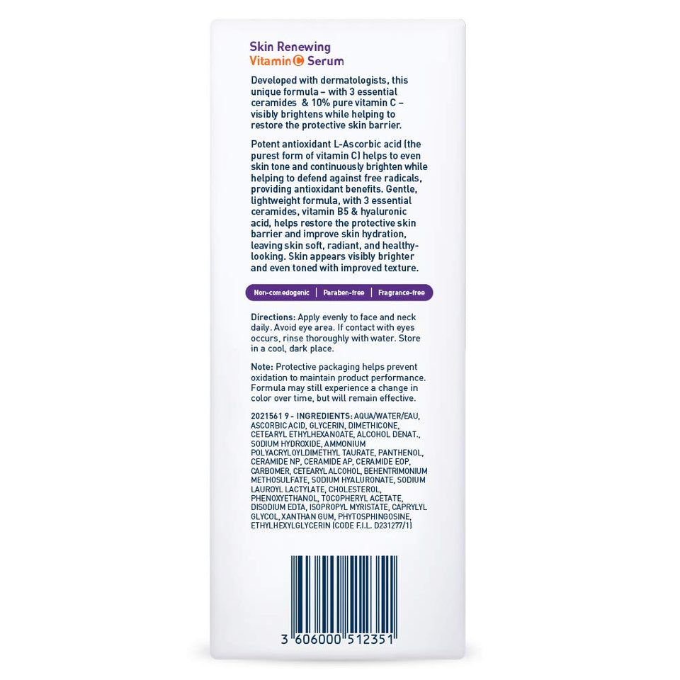 CeraVe Vitamin C Serum with Hyaluronic Acid | Skin Brightening Serum for Face with 10% Pure Vitamin C | Fragrance Free | 1 Fl. Oz 1 Fl Oz (Pack of 1) - Premium Serums from CeraVe - Just $23.89! Shop now at KisLike