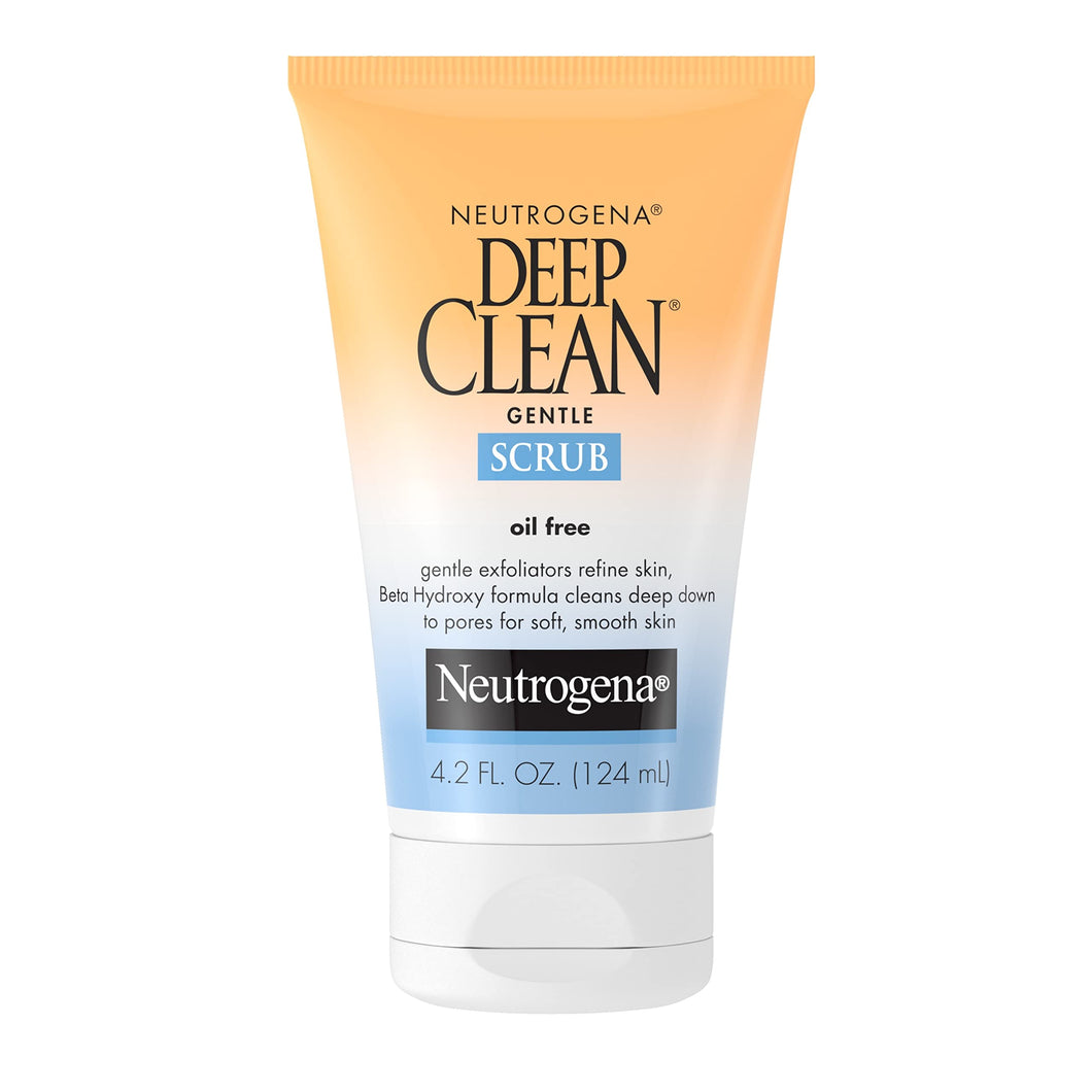 Neutrogena Deep Clean Gentle Daily Facial Scrub, Oil-Free Cleanser, 4.2 fl. Oz - Premium Scrubs from Neutrogena - Just $8.89! Shop now at KisLike