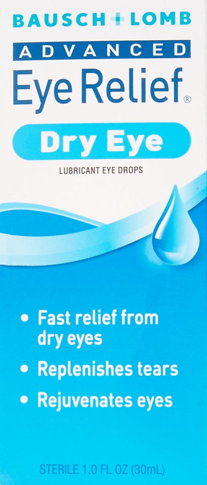 Advanced Eye Relief Eye Drops by Bausch & Lomb, for Dry Eyes & Redness Relief, 30 mL Dry Eye 30mL - Premium Dry Eye Relief from Bausch & Lomb - Just $13.89! Shop now at Kis'like