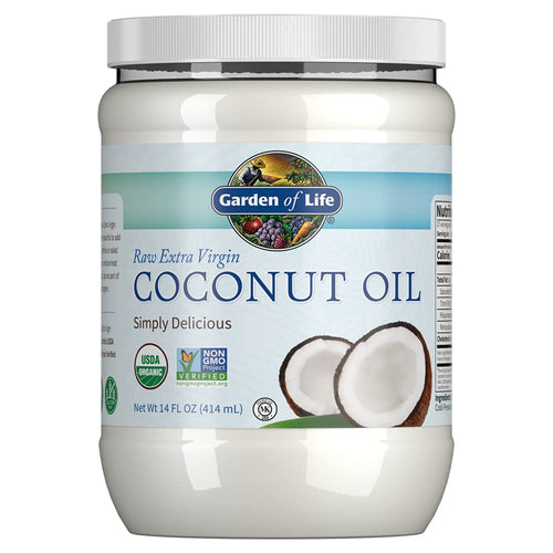Garden of Life Coconut Oil for Hair, Skin, Cooking - Raw Extra Virgin Organic Coconut Oil, 27 Servings - Pure Unrefined Cold Pressed Oil with MCTs for Body Care or Baking, Aceite de Coco Organico 14 Fl Oz (Pack of 1) - Premium Coconut from Garden of Life - Just $13.89! Shop now at KisLike