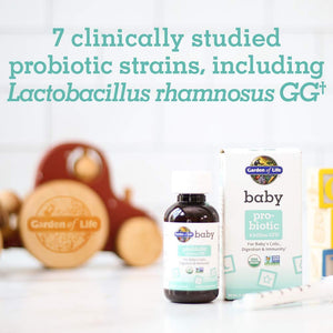 Garden of Life Baby Probiotic Drops for Immune & Digestive Health, Probiotics for Babies, Infants & Toddlers 6-12 Months - 4 Billion CFU - Baby's Organic Daily Colic Support, 56 mL Liquid (1.9 fl oz) - Premium Colic & Gas Relief from Garden of Life - Just $22.89! Shop now at Kis'like
