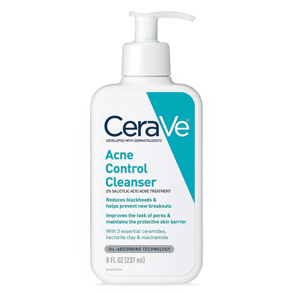 CeraVe Face Wash Acne Treatment | 2% Salicylic Acid Cleanser with Purifying Clay for Oily Skin | Blackhead Remover and Clogged Pore Control | Fragrance Free, Paraben Free & Non Comedogenic| 8 Ounce 8 Fl Oz (Pack of 1) - Premium Washes from CeraVe - Just $18.89! Shop now at Kis'like