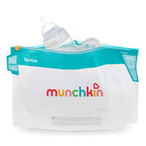 Munchkin Jumbo Baby Bottle Sterilizer Bags, Includes Cool-Touch Grip and East Close Pull Tab, 6 Pack White - Premium Breast Pump Accessories from Munchkin - Just $10.99! Shop now at Kis'like