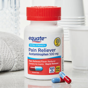 Equate Extra-Strength Acetaminophen Rapid Release Gel-Caps, 500 mg, 100-Count - Premium Equate Arthritis Pain Relief from Equate - Just $6.99! Shop now at Kis'like