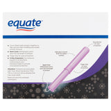 Equate Unscented Tampons With Plastic Applicator - Regular And Super - 36 Ct White 36 Unscented Tampons - Premium All Feminine Care from Equate - Just $6.99! Shop now at Kis'like