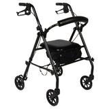 Equate Rolling Walker For Seniors, Rollator Walker with Seat and Wheels, Black 2 - Premium Equate Mobility Aids from Equate - Just $109.99! Shop now at Kis'like