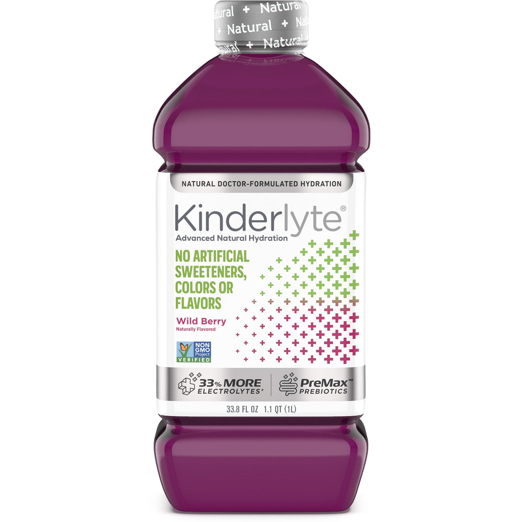 Kinderlyte Advanced Natural Electrolyte Wild Berry, 33.8 Multicolor 33.8 oz - Premium Baby Beverages from Kinderlyte - Just $16.13! Shop now at Kis'like