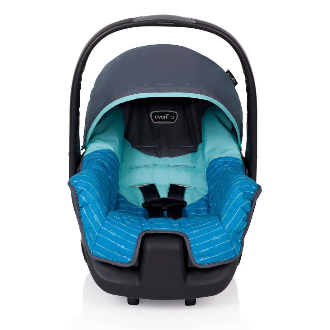 evenflo nurture infant car seat and stroller Evenflo Ev Nurture Infant Car Seat (Graham Blue)