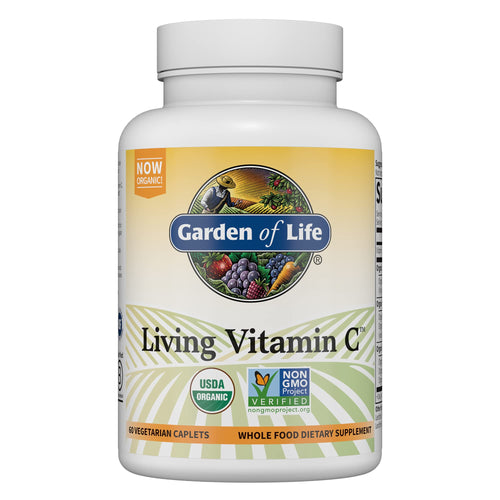 Garden of Life Vitamin C for Adults with Antioxidants & Citrus Bioflavonoids - Now Certified Organic - Living Vitamin C, Non-GMO Whole Food Vegetarian Nutritional Supplement, 60 Count (30 Day Supply) - Premium Vitamin C from Garden of Life - Just $20.89! Shop now at KisLike